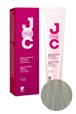 Крем-краска для волос 901 суперосветляющий ультрасветлый блондин слегка пепельный Joc Color