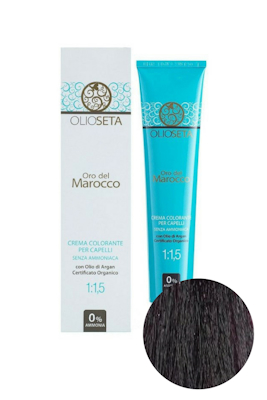 Крем-краска для волос 1.7 черный фиолетовый Oro Del Marocco